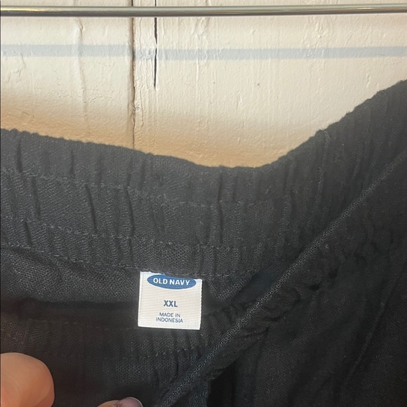 Old Navy Women’s Black Linen Lounge Pants XXL - Picture 5 of 5